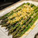 How to make Roasted Garlic Parmesan Asparagus — key cooking step