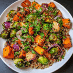 How to make Roasted Vegetable Quinoa Salad — key cooking step