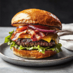 How to make Royal Bacon Bliss Burger — key cooking step