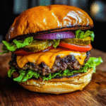 How to make Royal Burger Royale — key cooking step