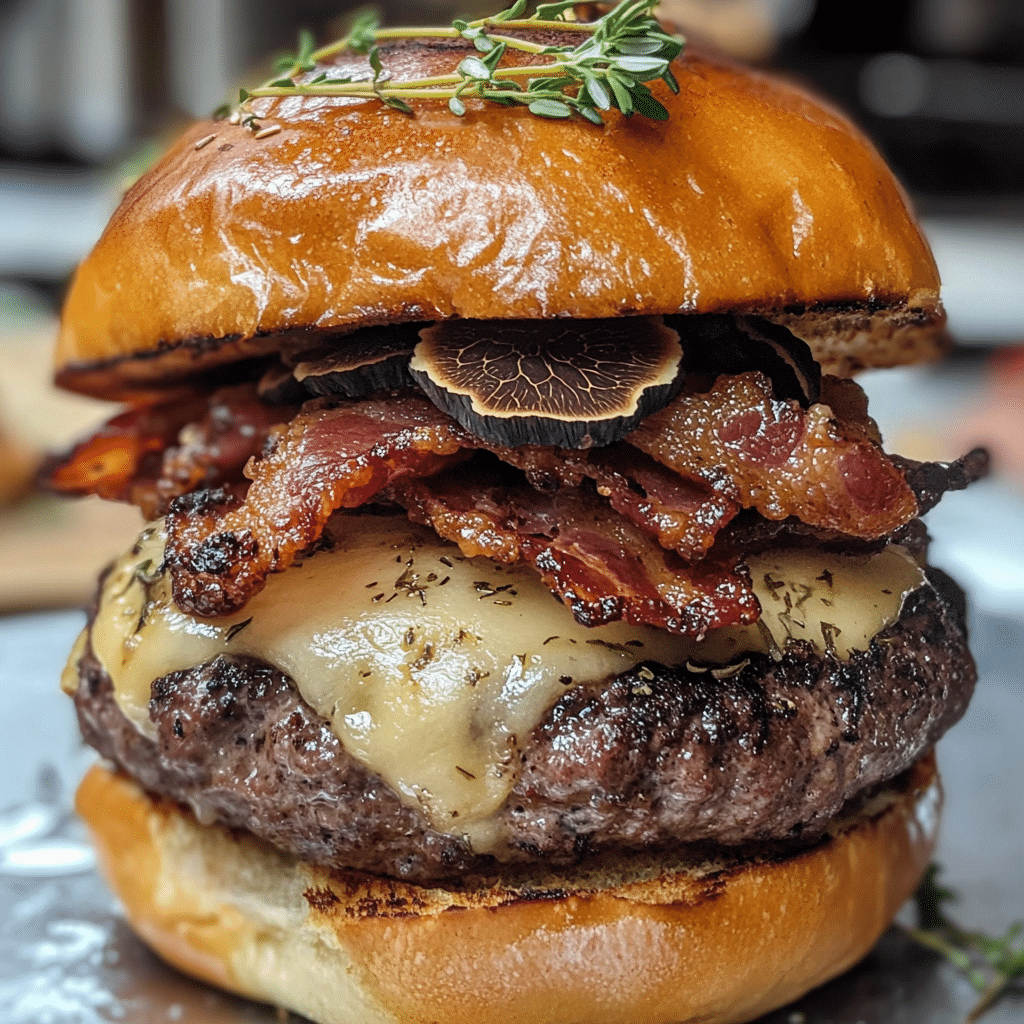 Royal Truffle Bacon Burger — restaurant-quality recipe photo