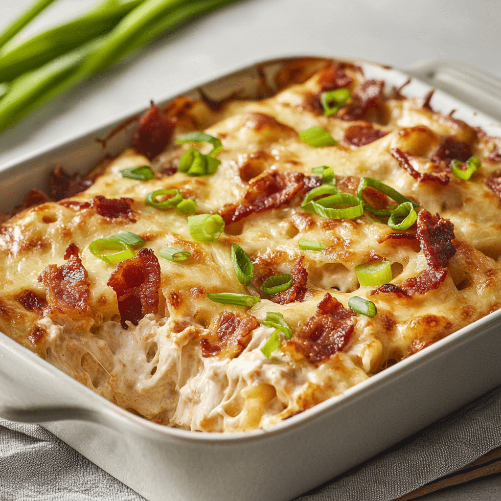 Savory Cheesy Bacon Casserole