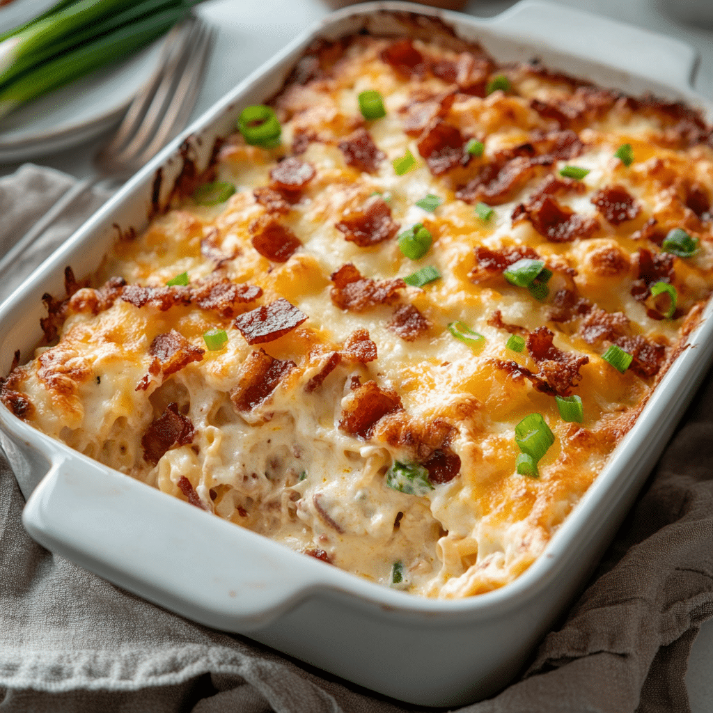 Savory Cheesy Bacon Casserole — restaurant-quality recipe photo