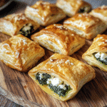 How to make Savory Spinach and Feta Puff Pastry Bites — key cooking step