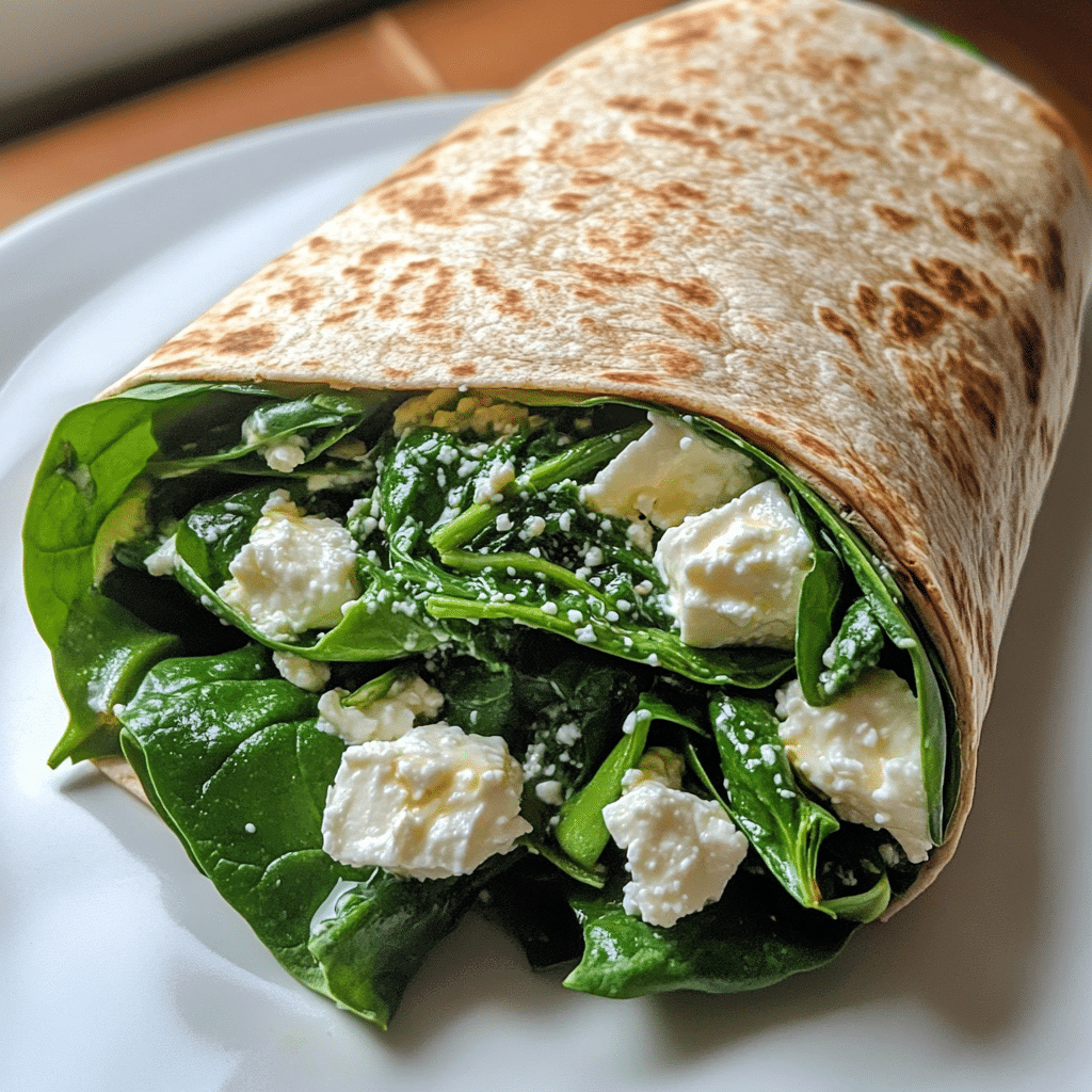 Savory Spinach Feta Wrap — restaurant-quality recipe photo