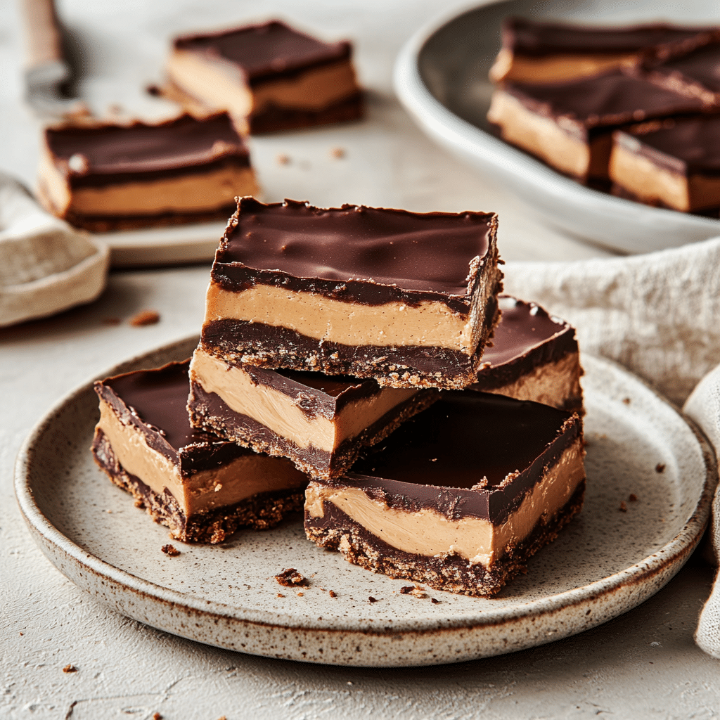 Sinful Chocolate Peanut Butter Bliss Bars — restaurant-quality recipe photo