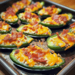 How to make Smoky Bacon and Cheddar Stuffed Jalapeños — key cooking step