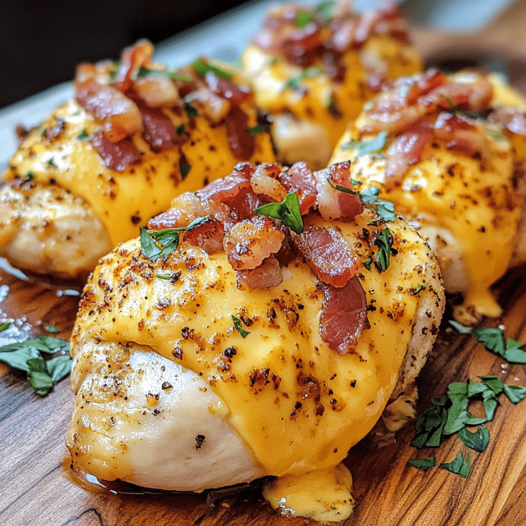 Smoky Bacon Cheddar Stuffed Chicken — restaurant-quality recipe photo