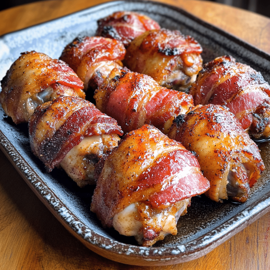 Smoky Chipotle Bacon-wrapped Chicken Thighs — restaurant-quality recipe photo