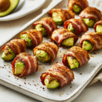 How to make Spicy Bacon-wrapped Avocado Bites — key cooking step