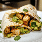 How to make Spicy Chipotle Chicken Avocado Wraps — key cooking step