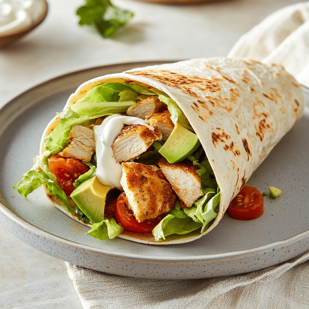 Spicy Chipotle Chicken Wrap — restaurant-quality recipe photo