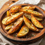 Spicy Garlic Parmesan Potato Wedges — restaurant-quality recipe photo