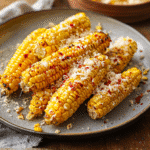 How to make Spicy Garlic Parmesan Roasted Corn — key cooking step