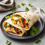 How to make Spicy Herb-infused Chicken Wraps — key cooking step