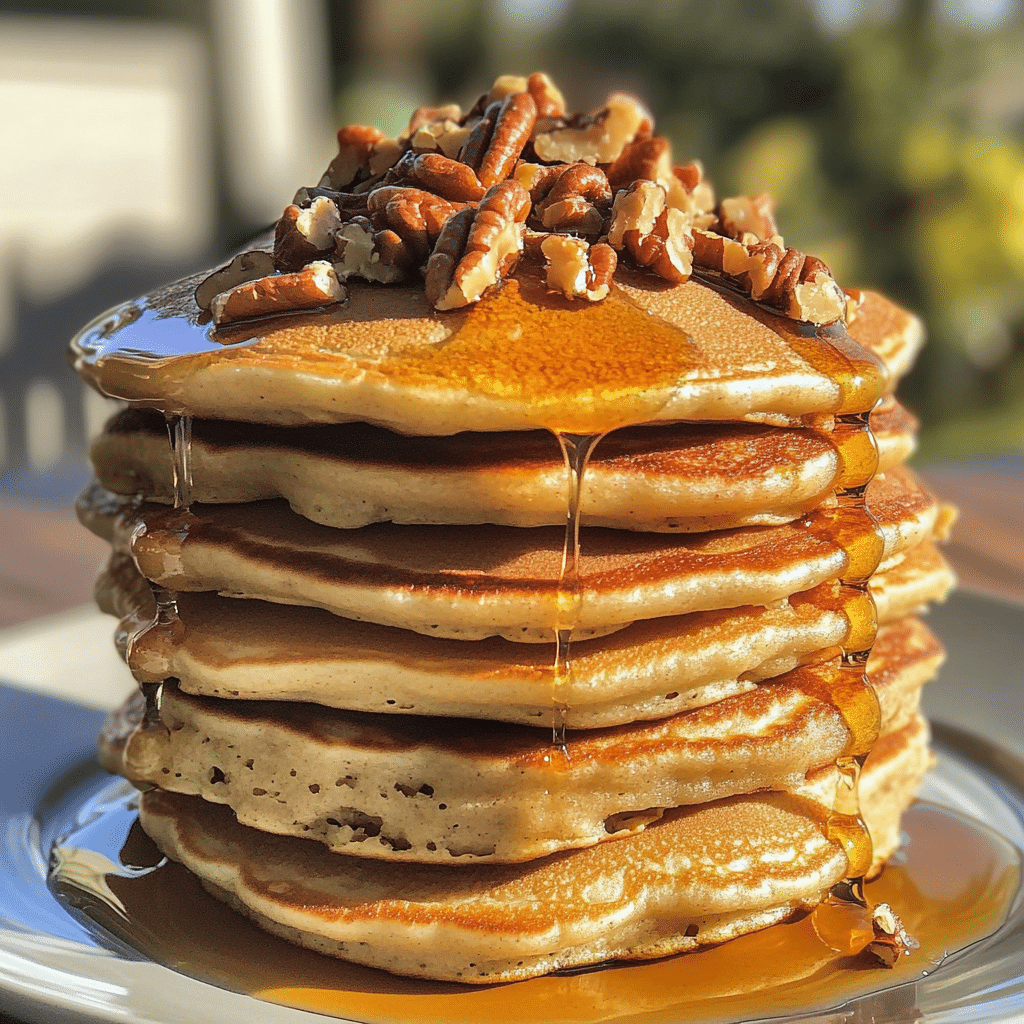 Sunrise Maple Pecan Pancakes — restaurant-quality recipe photo
