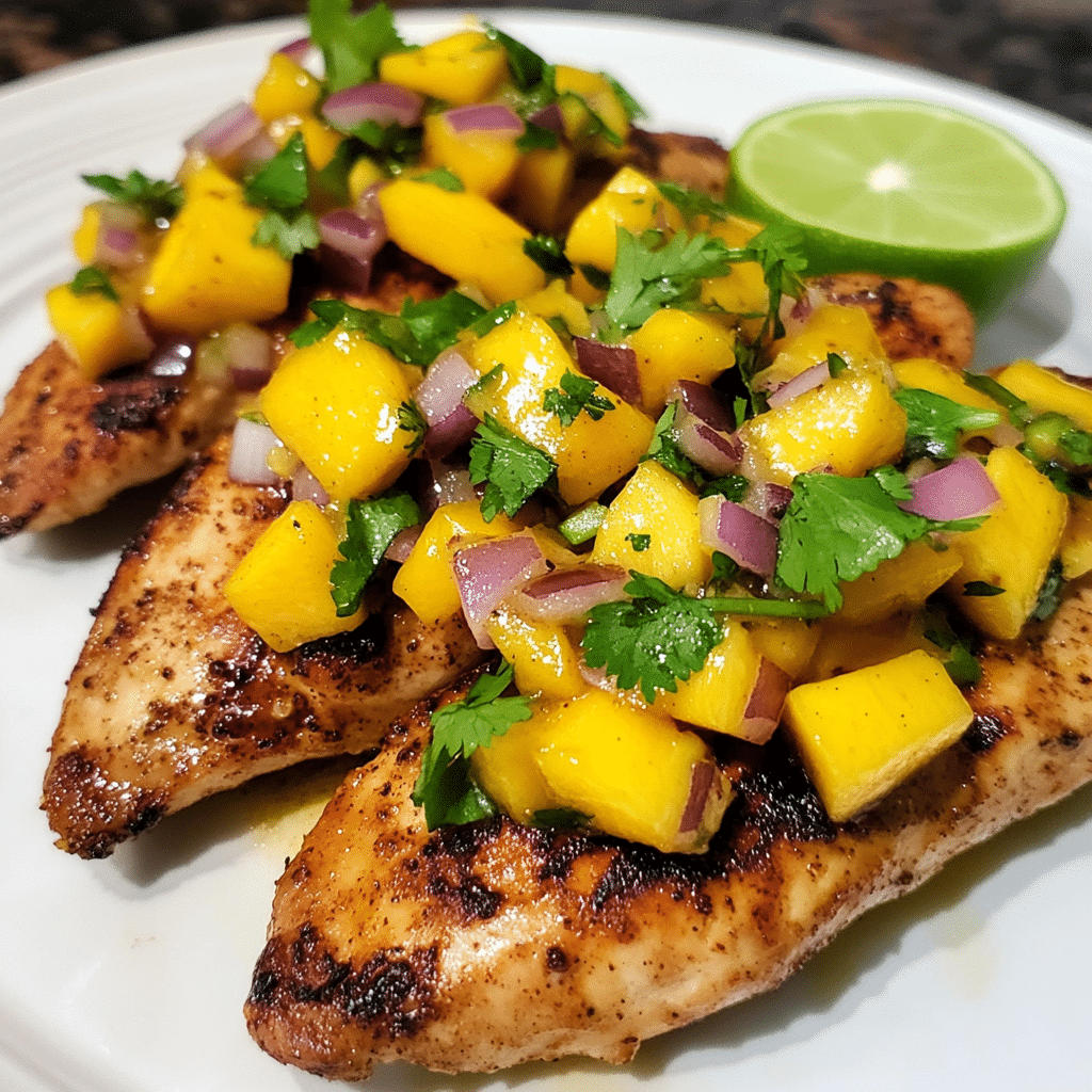 Sweet and Spicy Mango Salsa Chicken — restaurant-quality recipe photo