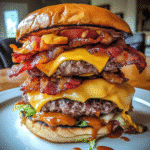Ultimate BBQ Bacon Burger Stack — restaurant-quality recipe photo