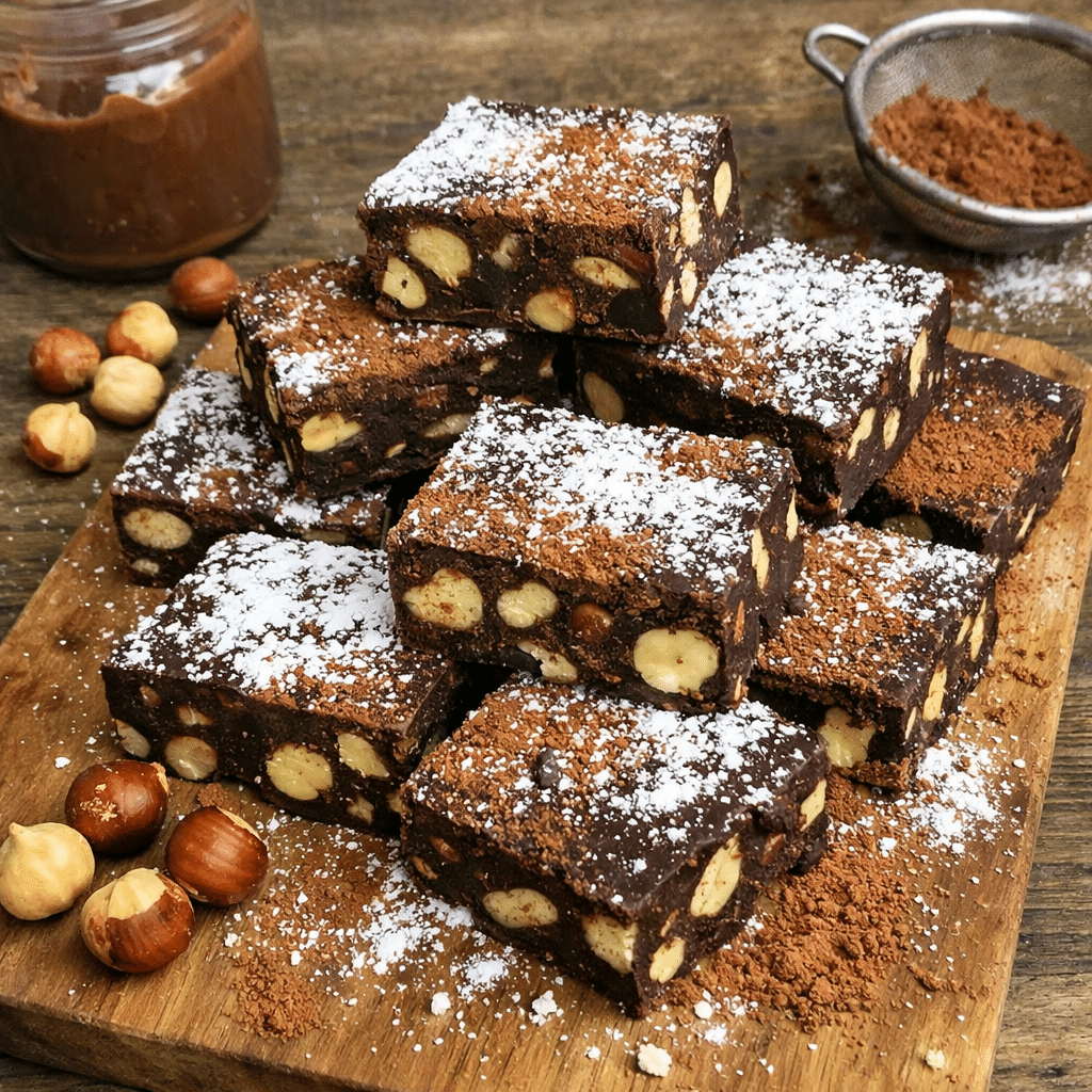 Velvet Chocolate Hazelnut Bliss Bars — restaurant-quality recipe photo