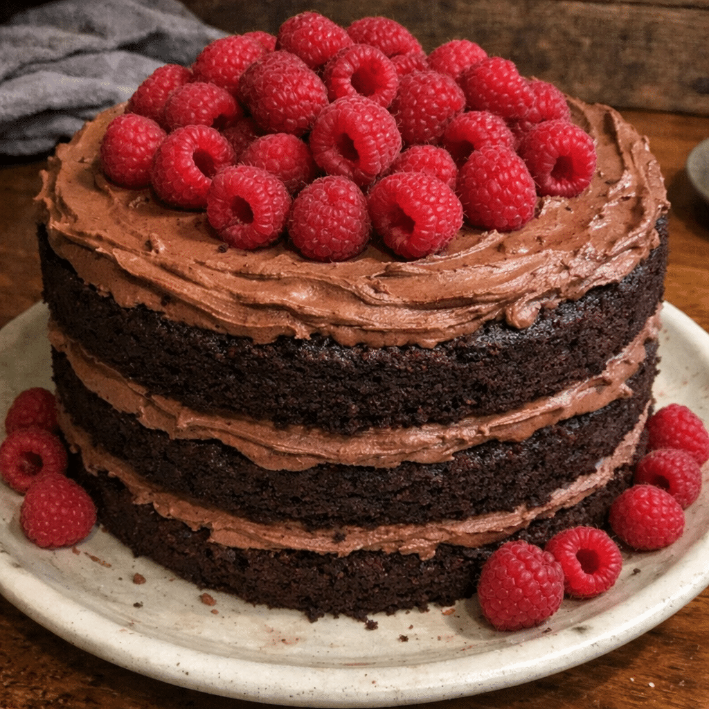 Velvet Chocolate Raspberry Dream Cake — restaurant-quality recipe photo