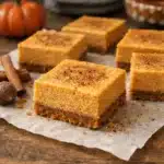 How to make Velvet Pumpkin Spice Cheesecake Bars — key cooking step