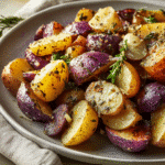 zesty garlic herb potato medley step