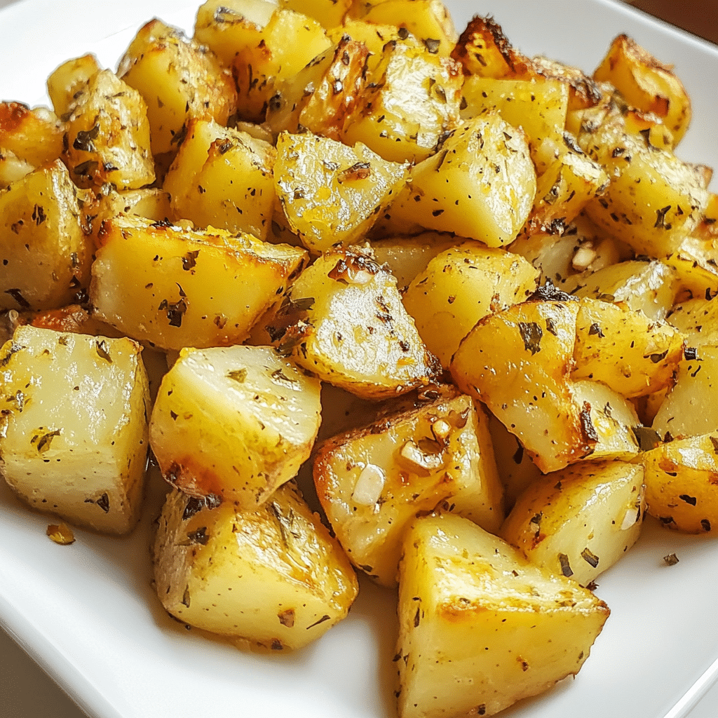 Zesty Lemon Garlic Roasted Potatoes — restaurant-quality recipe photo