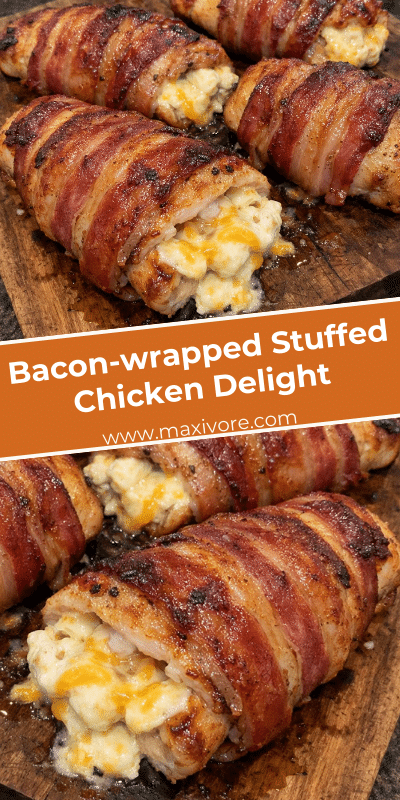 Bacon-wrapped Stuffed Chicken Delight