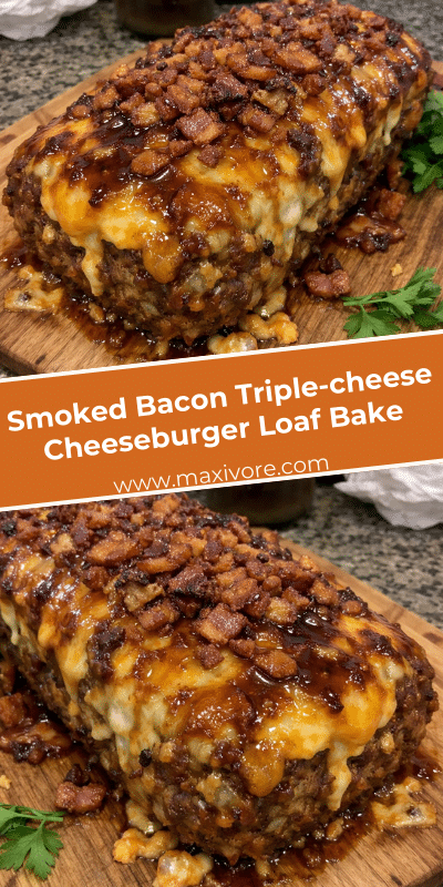 Smoked Bacon Triple-cheese Cheeseburger Loaf Bake