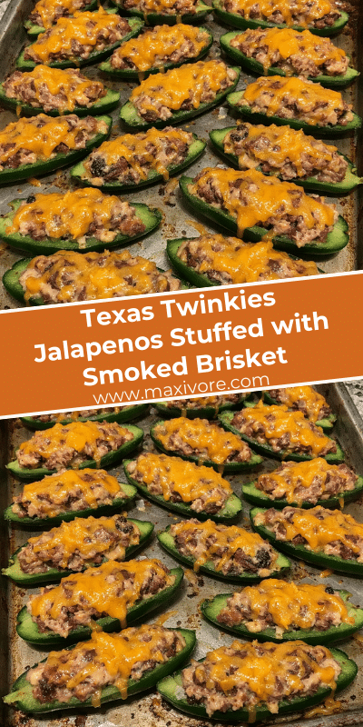 Texas Twinkies Jalapenos Stuffed with Smoked Brisket