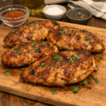 How to make Air Fryer Chicken Breast — key cooking step