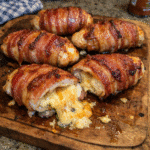 How to make Bacon-wrapped Cheesy Chicken Explosion — key cooking step