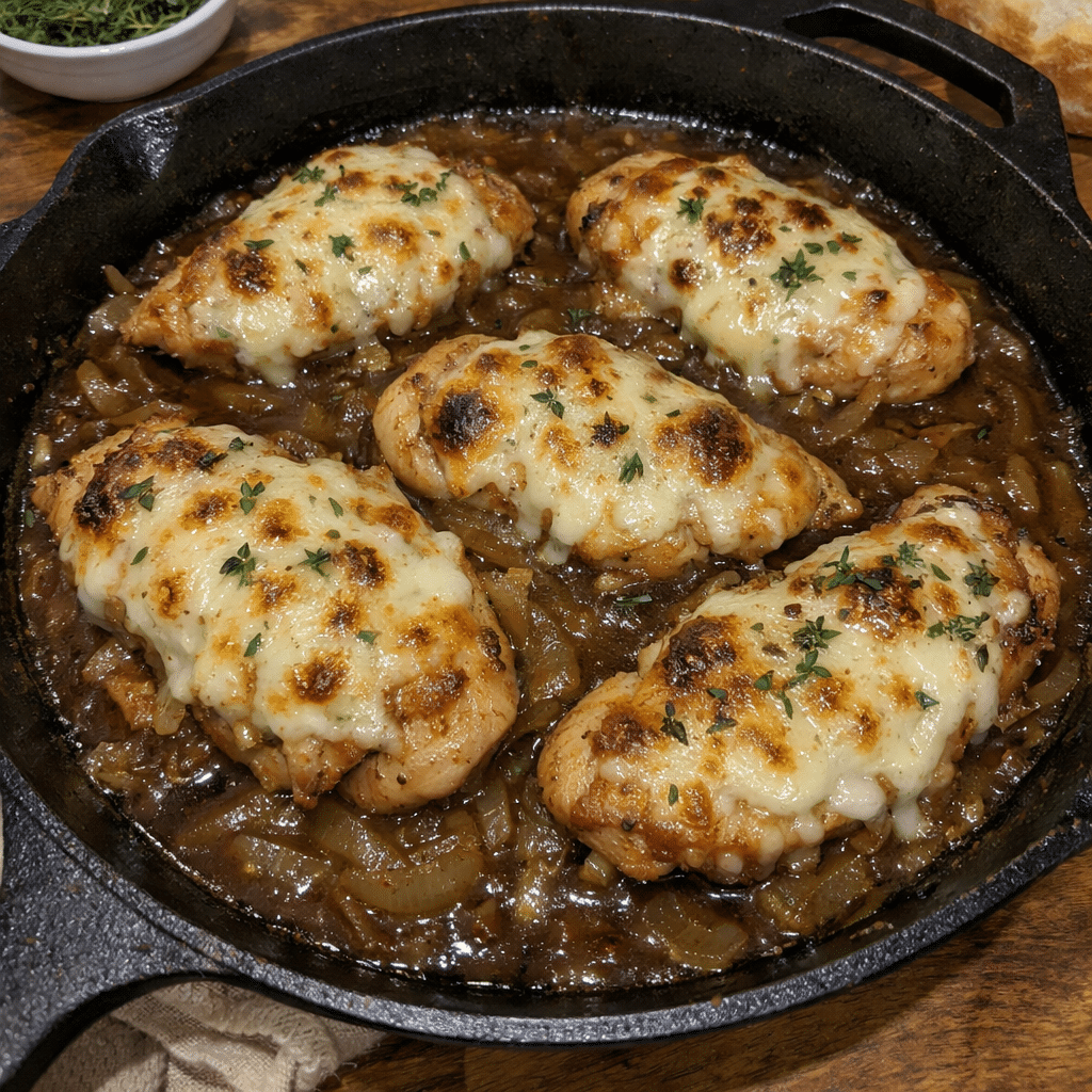 French Onion Chicken — restaurant-quality recipe photo